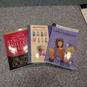 Parenting Books Baby Wise, The New Strong Willed Child, Love and Logic